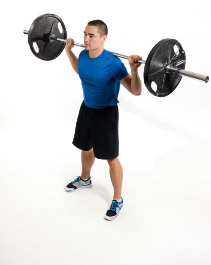 barbell back squat